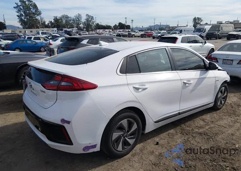 2017 Hyundai Ioniq Hybrid Sel z USA, uszkodzony, nr VIN KMHC75LC2HU040298